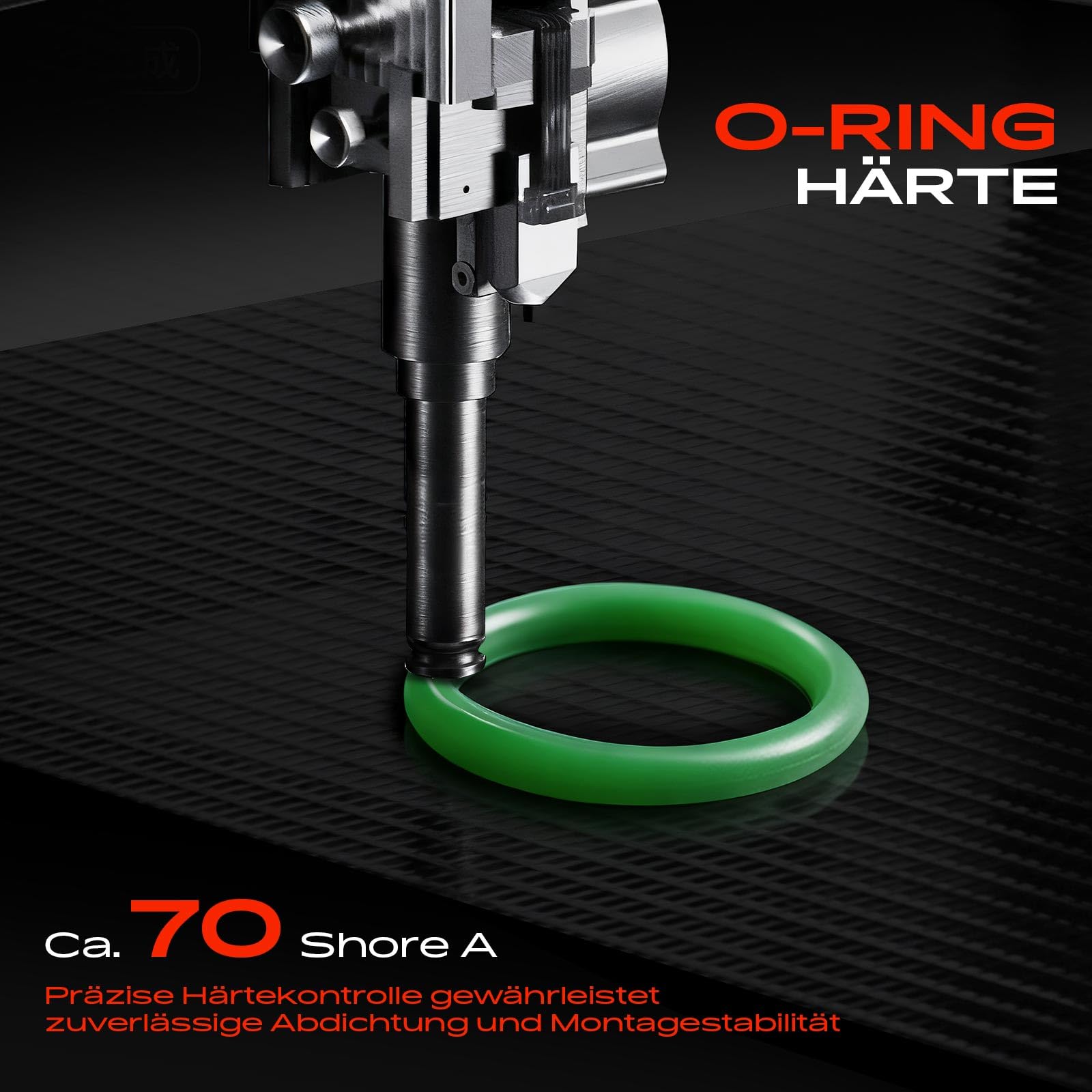 Frankberg Zestaw naprawczy do klimatyzacji, kompatybilny z uniwersalnym zestawem naprawczym systemu AC, Exact ID (69,52±0,56 mm) Exact CS(5,33±0,13 mm), HNBR 20 szt