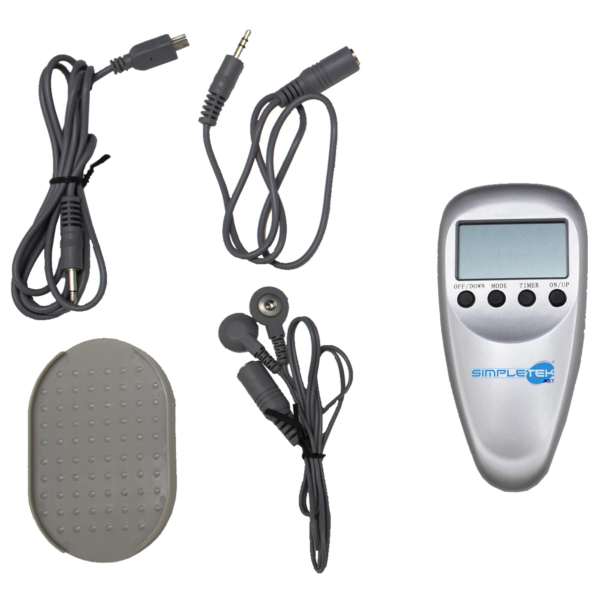 SIMPLETEK - Báscula de baño Med Pro 3 en 1 de 150 kg con placa de masaje | 9518787 Accesorios no incluidos (reacondicionado)