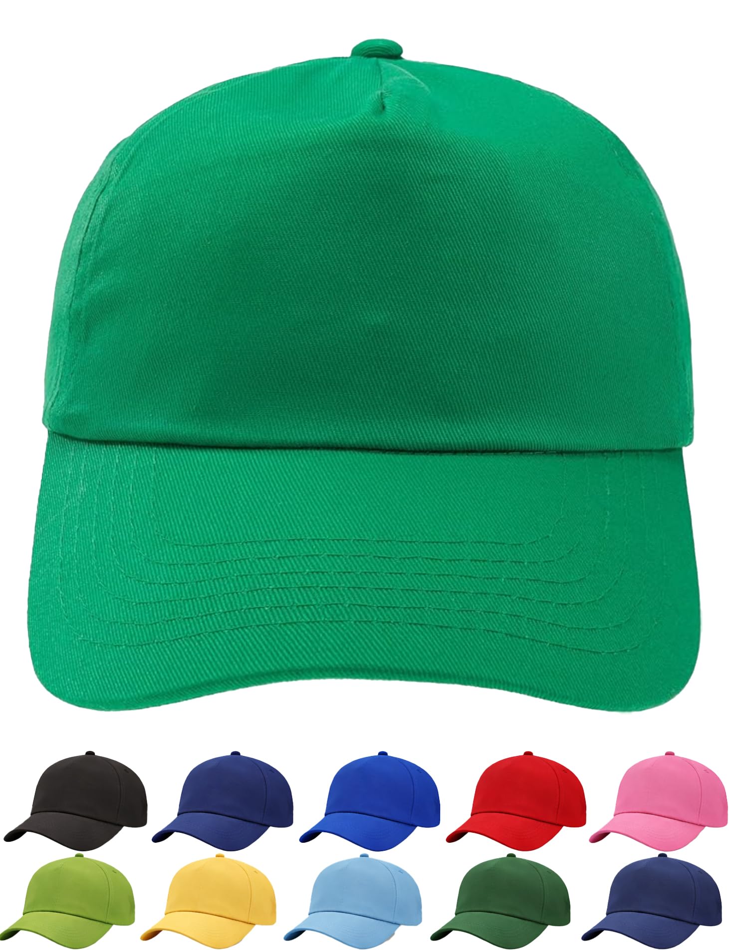 4sold Childrens Kids Baseball Sun-Hat 50 UPF Cap HAT Boys Girls Kelly