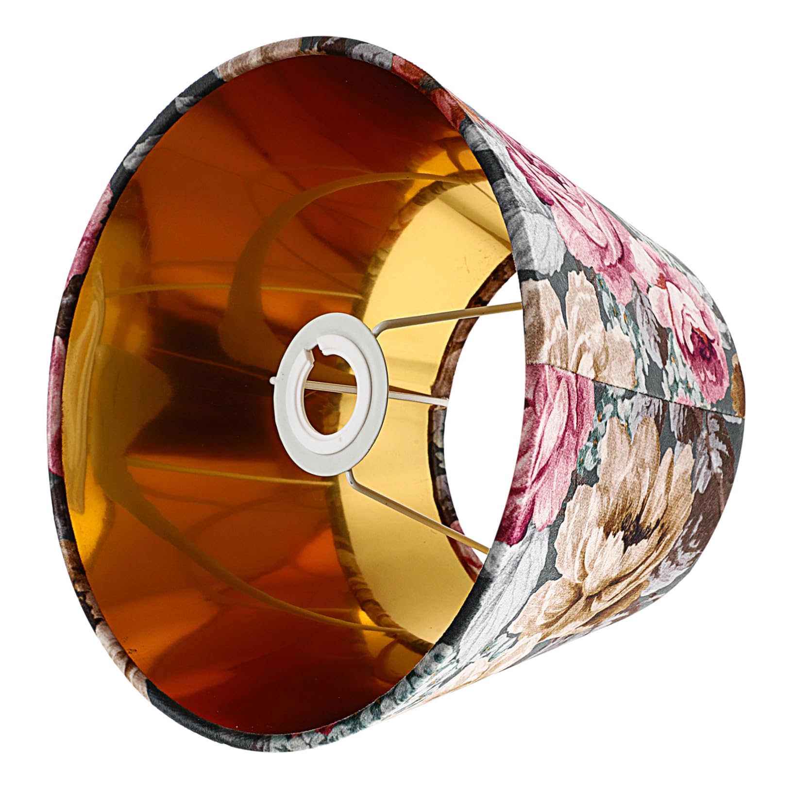 Homoyoyo Pantalla de Tela para Lámpara de Mesa, Tulipas para Lamparas Flores, Cubierta de Luz Decorativa, Estilo Artístico y Luz Cálida para Dormitorio