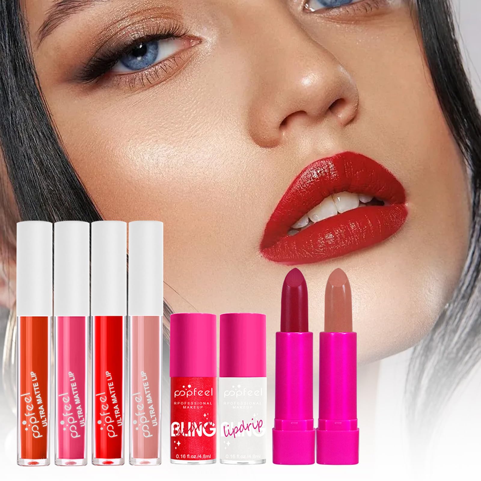 LHLXZQ Makeup Set for Women All in One Set including Eyeshadow Palette Concealer Lipgloss Lipsticks Mascara Blush - Image 4