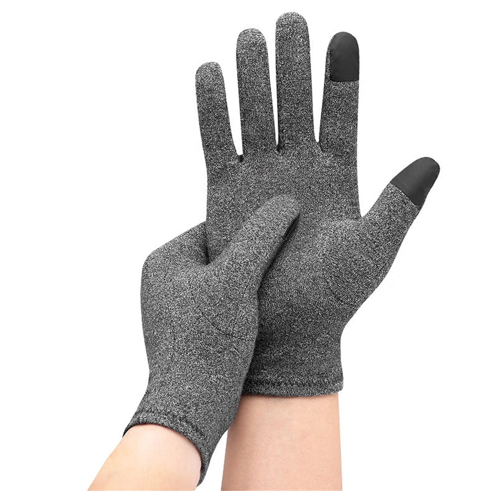 Full-finger arthritis compression gloves for arthritis, Raynaud's disease, and carpal tunnel syndrome, flexible and relieve pressure(S)