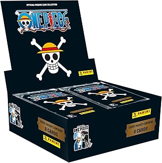 Panini Cards-x18 Packs One Piece Trading Cards 25th Birthday Box of 18 (Sleeves of 8 Cards)