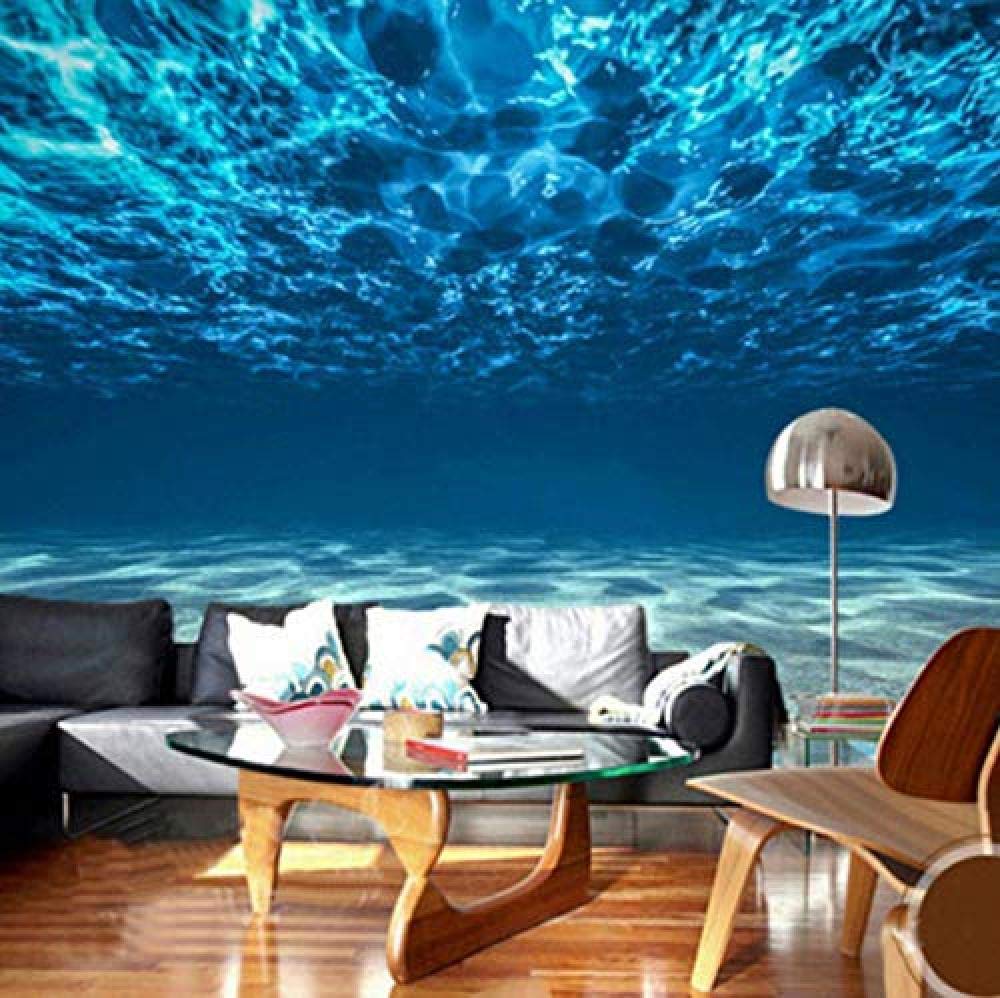 Carta Da Parati Fotografica 3D Paesaggio Di Mare Profondo Grande Murale Decorazione Della Parete Soggiorno Carta Da Parati Fotomurali Moderna Cucina Colla Camera Da Letto-350cm×256cm