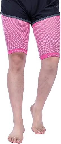 Miniatura 7 de Doc Miller Manga de compresión para muslos para hombres y mujeres, 1 par, envoltura de compresión cuádruple y muslo, tirantes para recuperación