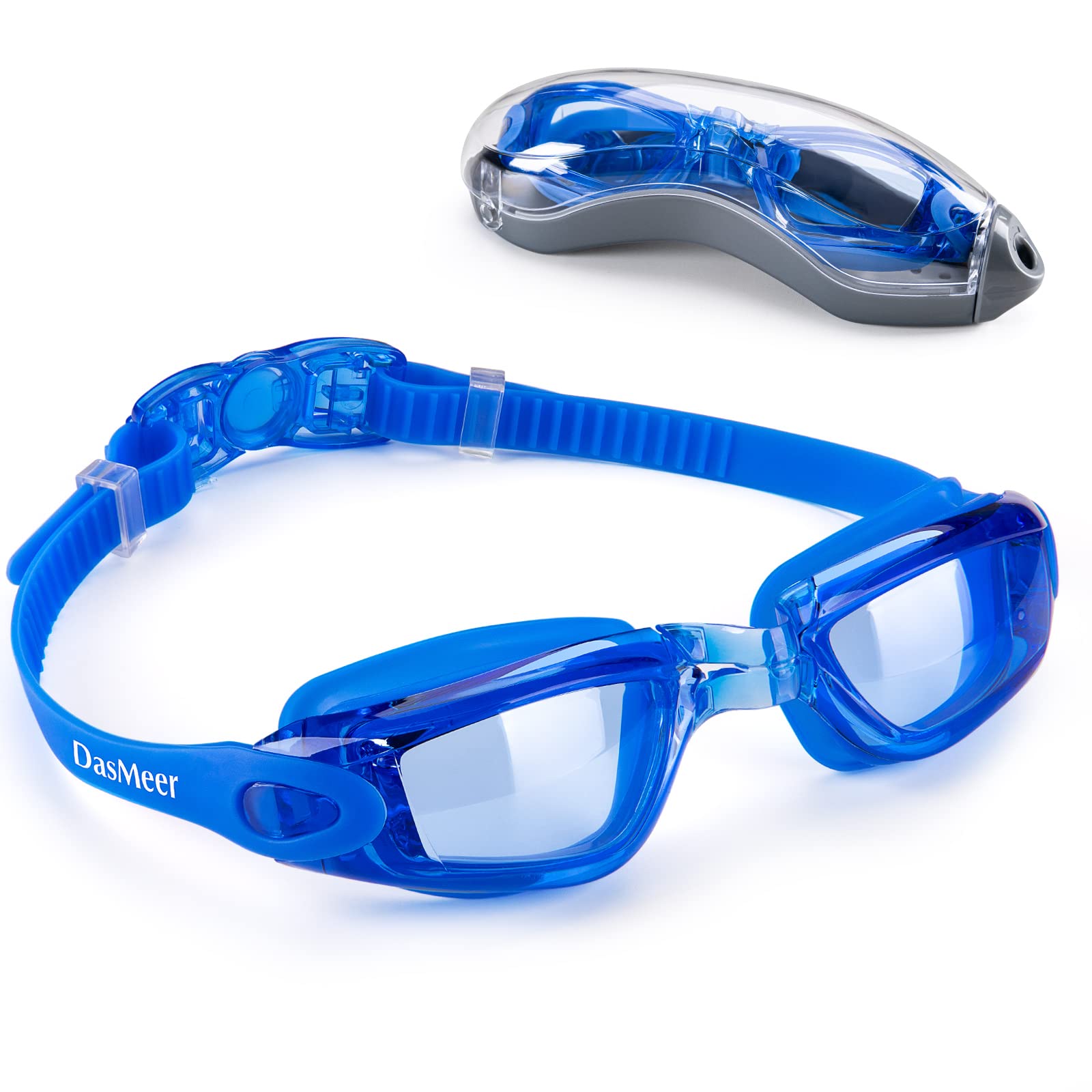 DasMeer Swimming Goggles, No Leaking Anti Fog UV Protection Swim Goggles for Adult,Men,Women,Teenager