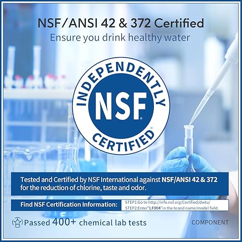 Miniatura 2 de Lifefilter Filtro de agua de repuesto para filtros de jarra y filtros dispensadores, ZR-001 ZR-003 ZP-600 ZR-017, sistema de filtro multietapa,