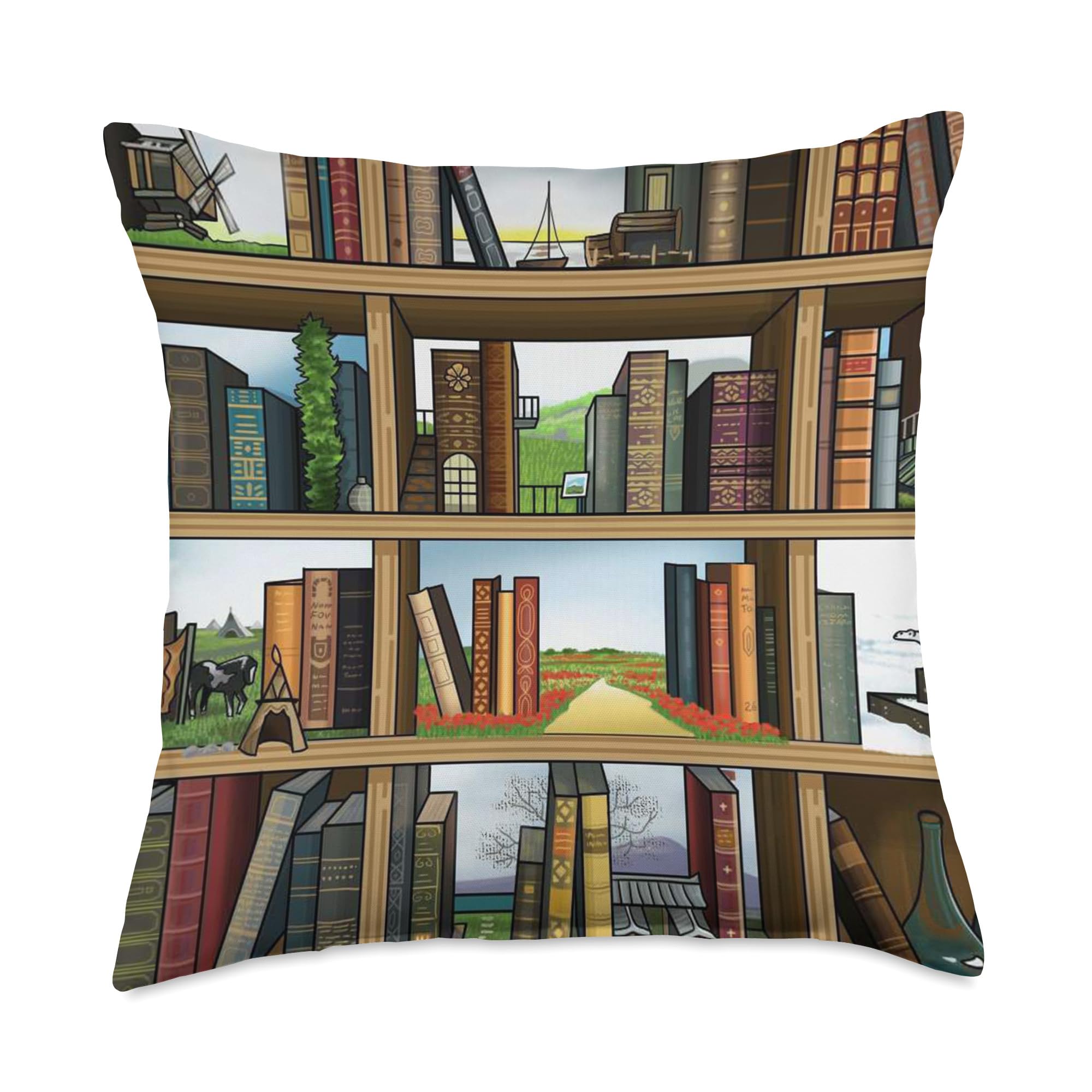 WekonTeachers Proud Ancient World History Throw Pillow, 18x18, Multicolor