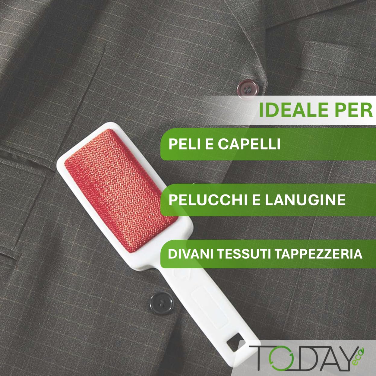 Shires Spazzola Per Cappotti E Abiti - Setole Sintetiche Morbide, Rimuove Polvere E Sporco