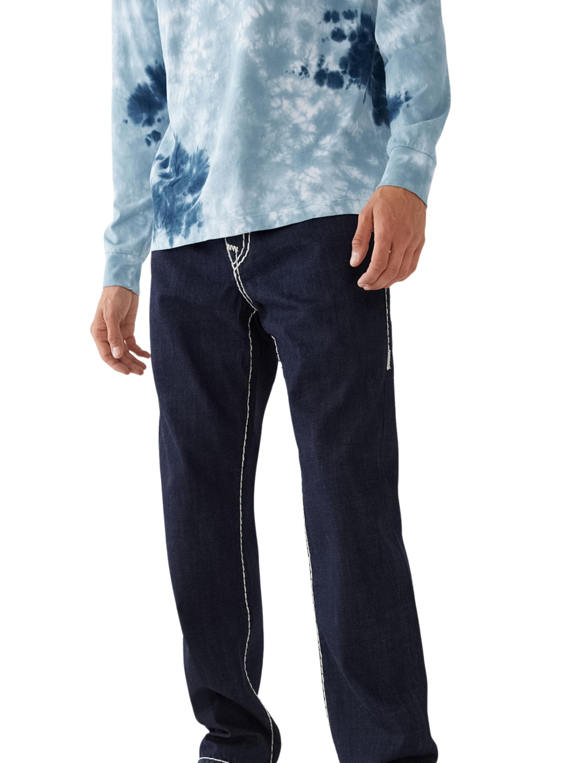 True Religion Men's Ricky Nf Super T, 2S Body Rinse