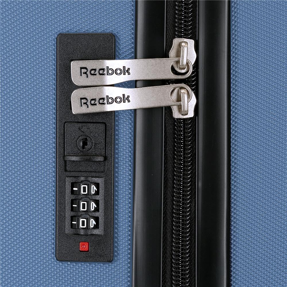 Reebok Valley, Bagaglio, interno con due scomparti, ABS un materiale resistente e leggero, 4 ruote girevoli, chiusura TSA. Di Joumma Bags