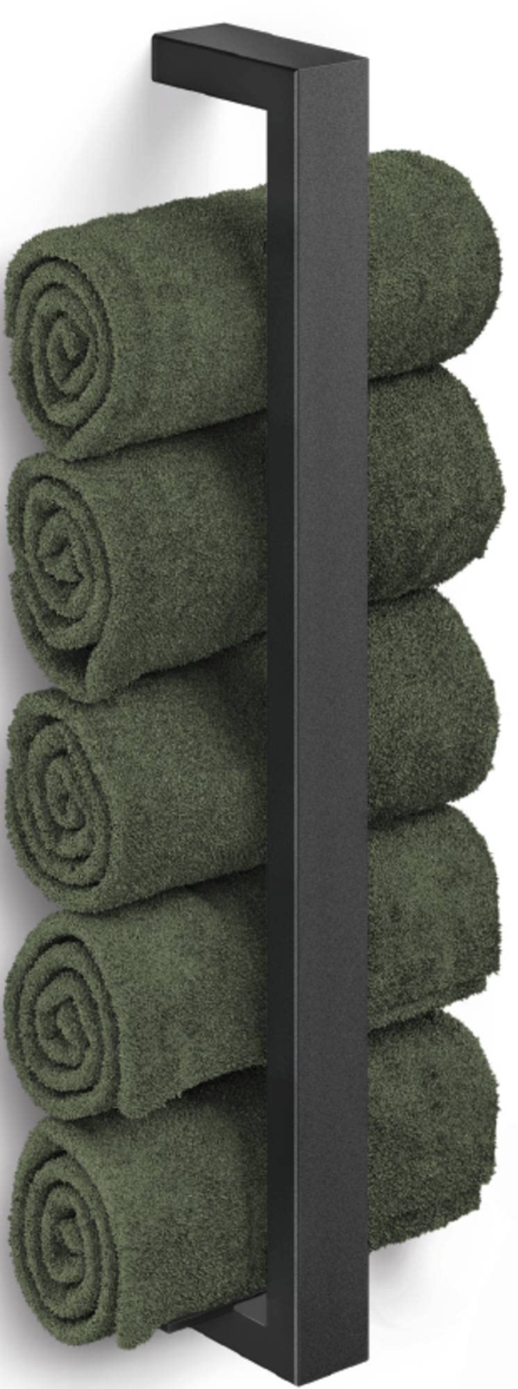 ZACK Linea 40598 Guest Towel Rail Stainless Steel Black