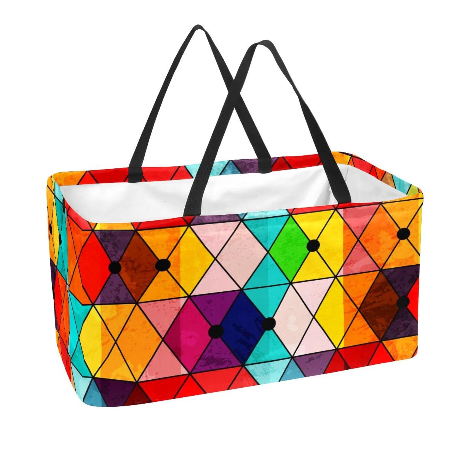 Sac fourre-tout pliable à longue poignée et grande capacité
