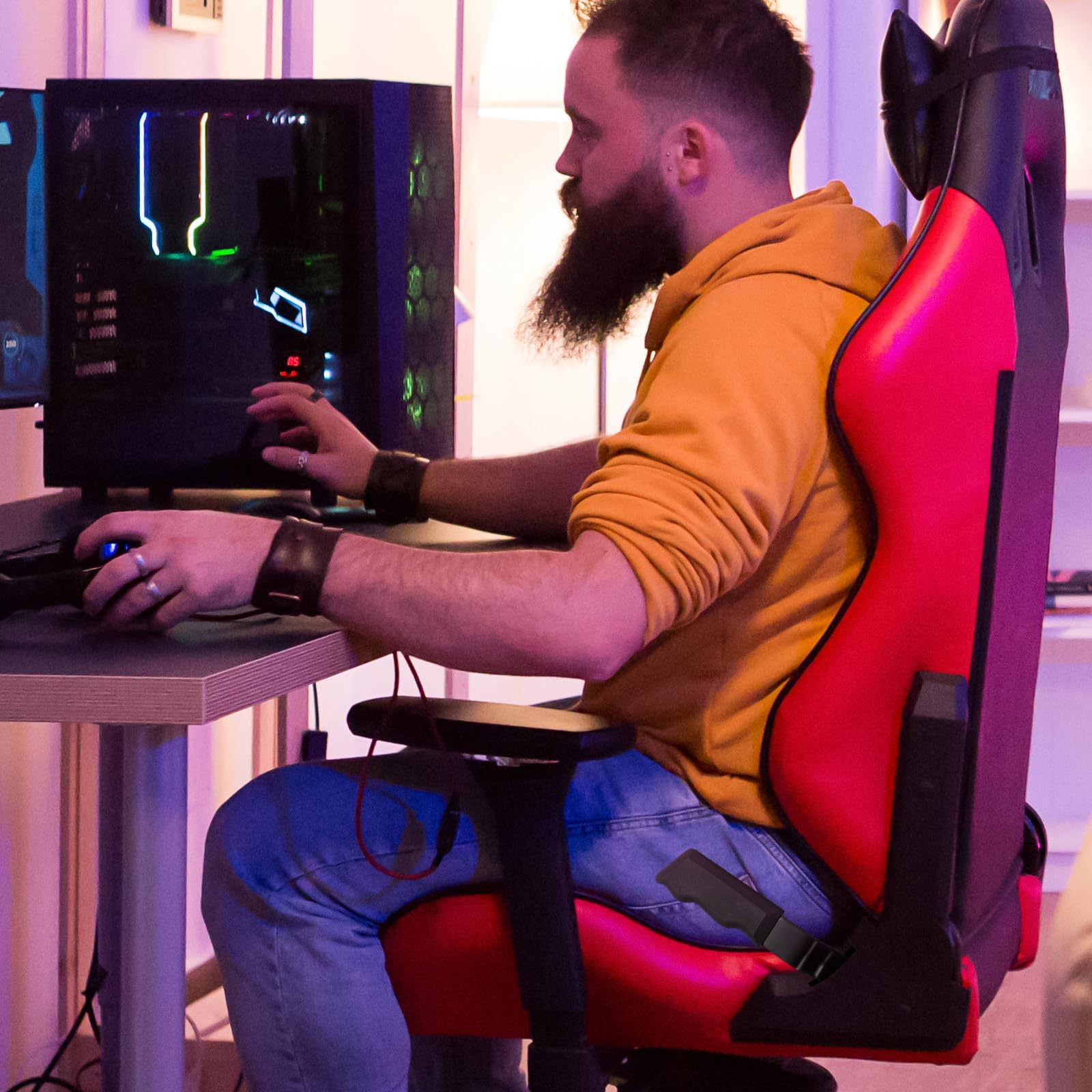 Gaming Stuhl Zubehör Winkelversteller aus Metall 90-180° Verstellbar als Ersatzteil für Beschädigte Regler Leicht zu Montieren für Zuhause und Gaming