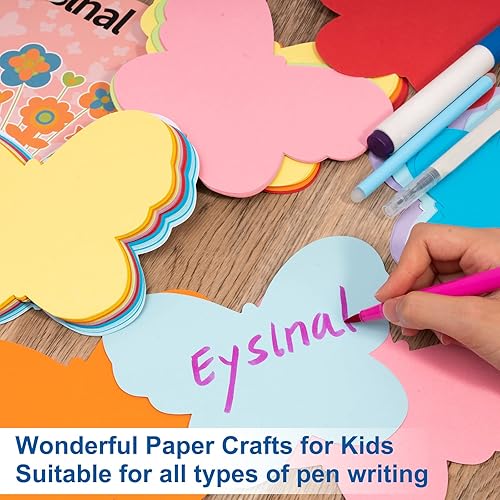 Miniatura 3 de 160 piezas de recortes de mariposa de papel mariposas decoración de pizarra para aula proyectos de manualidades primavera verano fiesta escolar