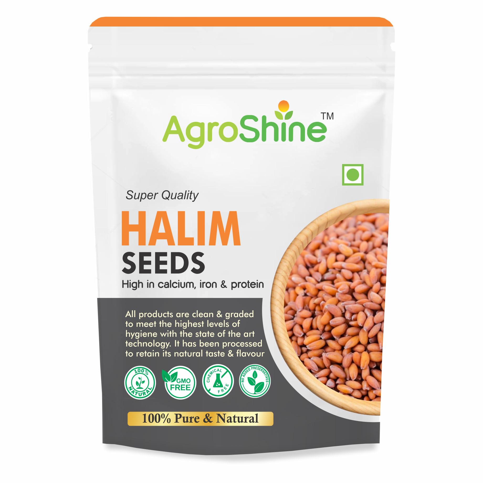 Agroshine Halim Seeds - 100 gm, Aliv Seeds For Eating & Hair Growth, Asaliya Seeds, Immunity Booster Superfood (100 gm) (B0D5BSZ84D) Amazon Price History, Amazon Price Tracker