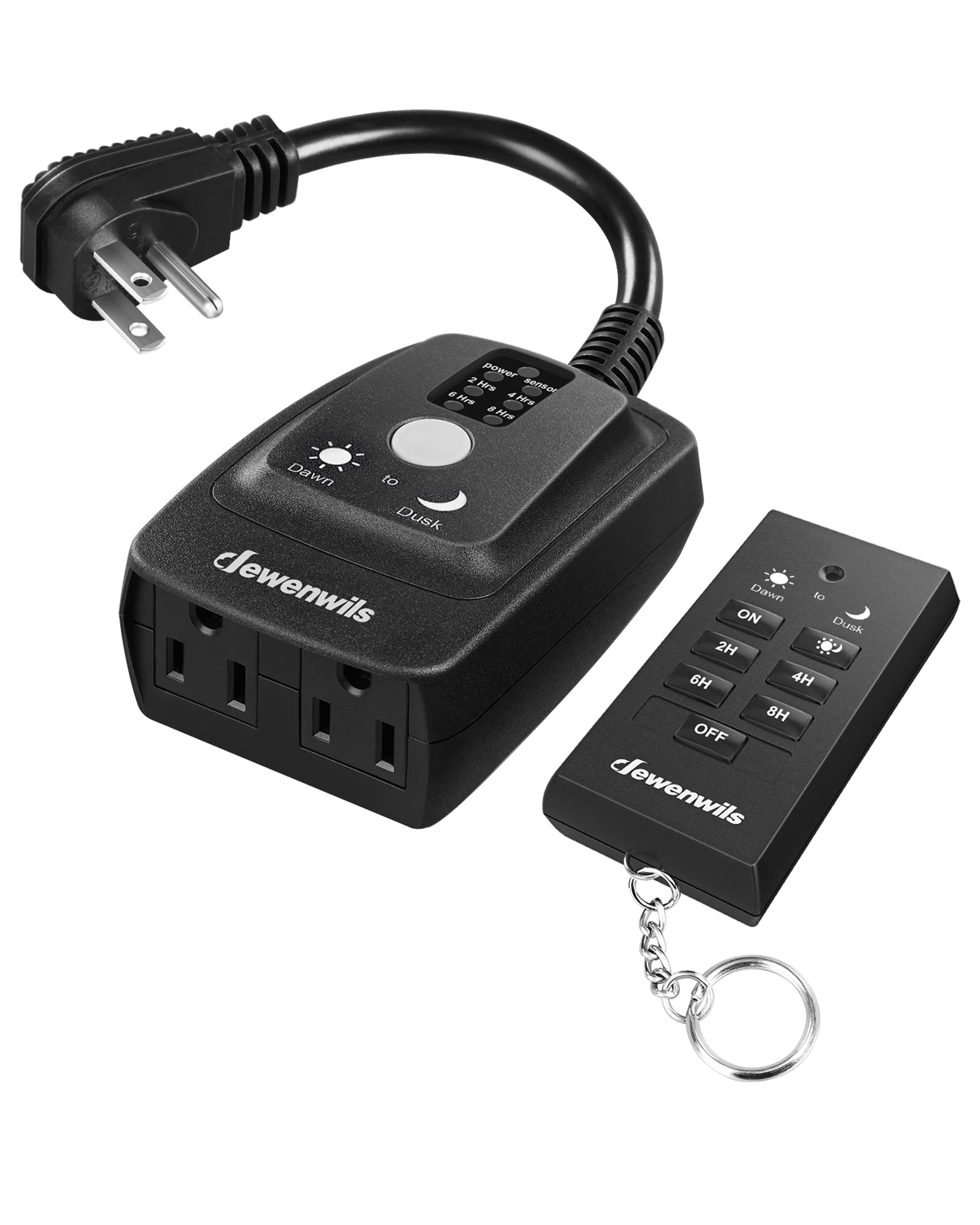 DEWENWILS Dawn to Dusk Outdoor Timer for Swimming Pool, 125V/ 15A Plug