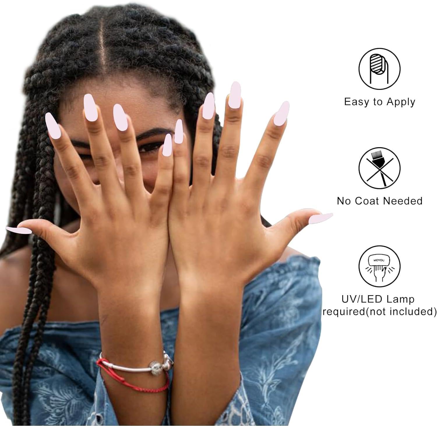 Cazuela Solid 16PCS Gel Nail Polish Stickers Full Nail Wraps for Women Kit with Nail Classic Nail Gel Strips Nail Wraps Gel Polish Strips Nail Art Stickers for Women Girls (06 Brick Red) 1