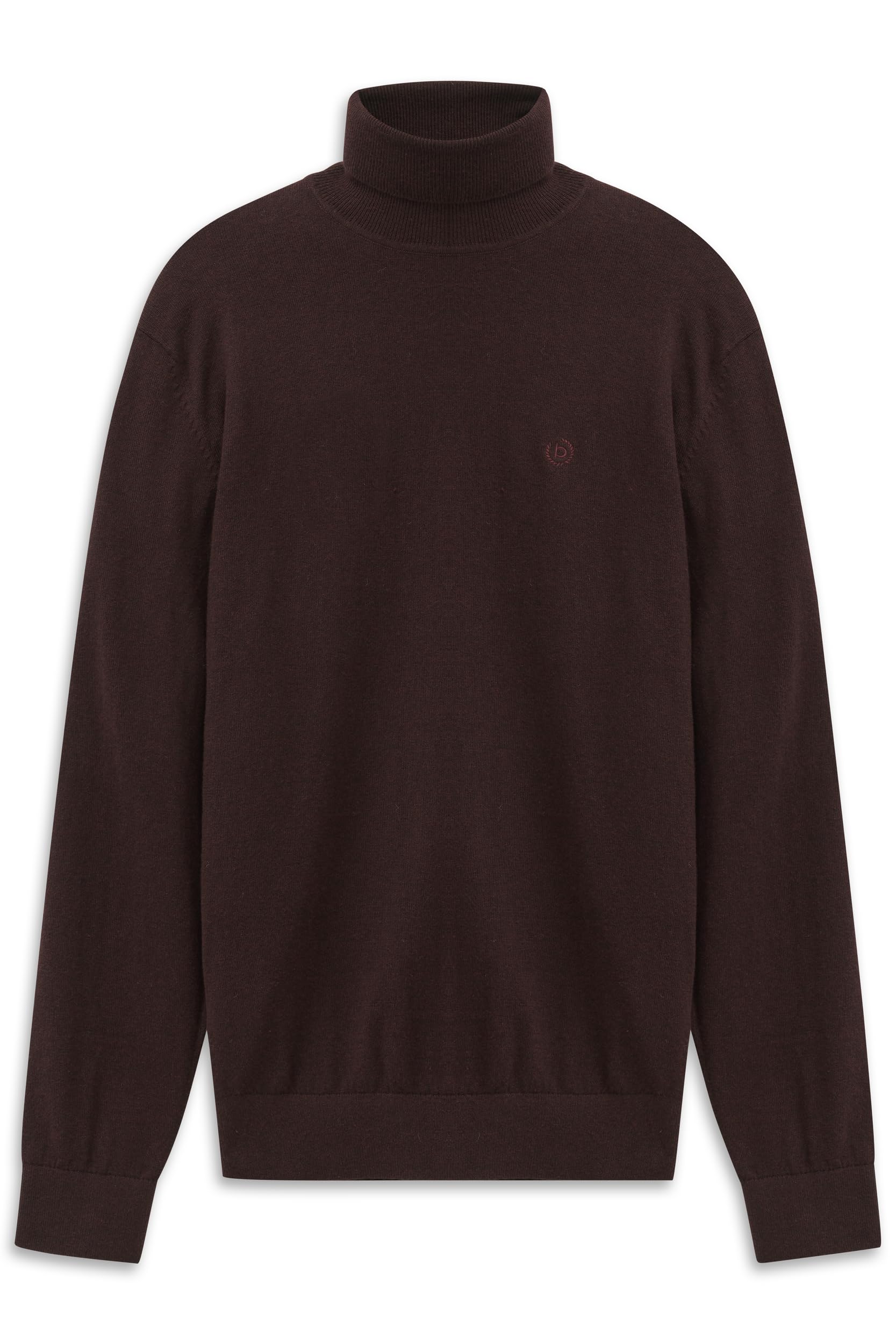 bugatti Herren Rollkragen Pullover 7700-85520D Regular Fit Baumwolle-Kaschmir-Mix Strickpullover weich warm zeitlos