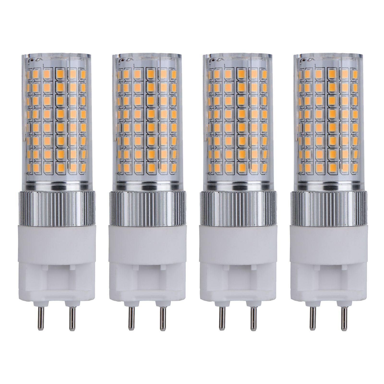yongjia LED-G12-Glühbirne, 17 W, 2295 lm, AC 90–265 V, G12-Licht, Nicht dimmbar, 4 Packungen (Color : 3000k)