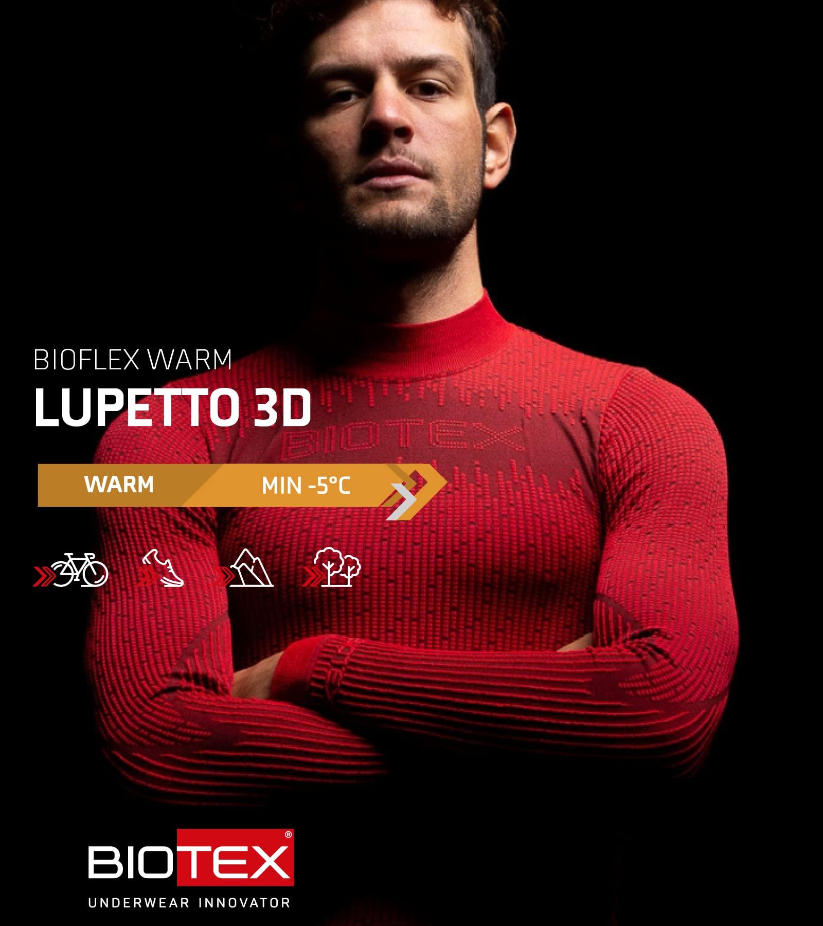 BIOTEX Bioflex Warm Col 3D. Homme