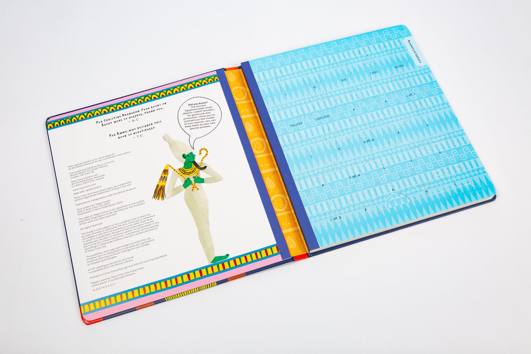British Museum: Talk Like an Egyptian (British Museum Stencil Books)