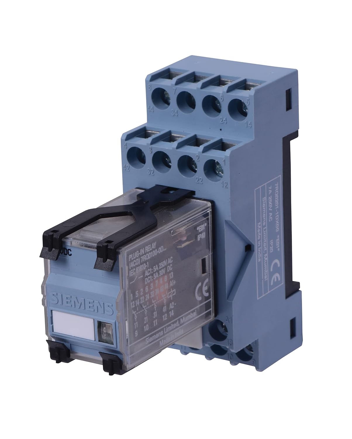 SIEMENS Plug In Relay (22 x 5 x 3 CM) (7RQ01000DC00) Amazon.in