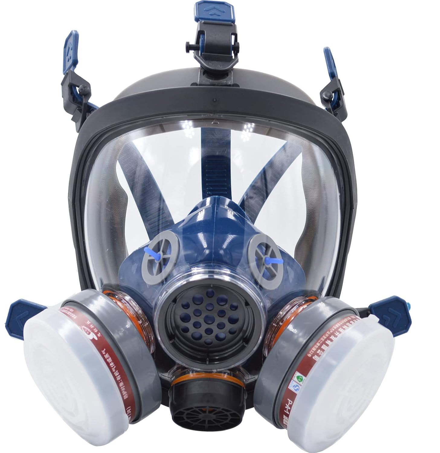 UOPASD Full Face Respirator Mask,Gas Mask Protect Against Harmful Gas