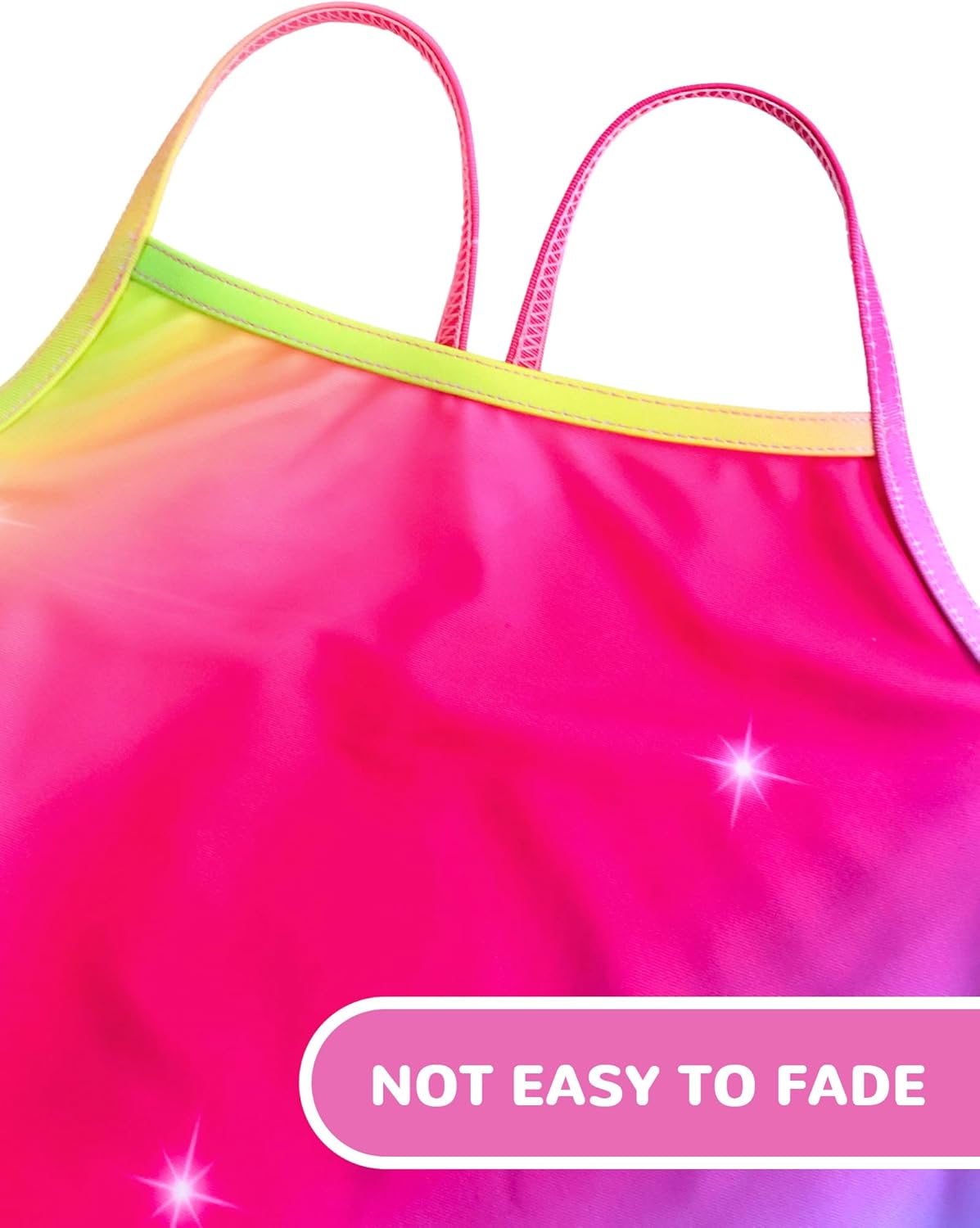 Girls Swimsuits One Piece Sleeveless Bathing Suit Breathable Swimwear for Kids Child Beach with Sun Protection - Image 3