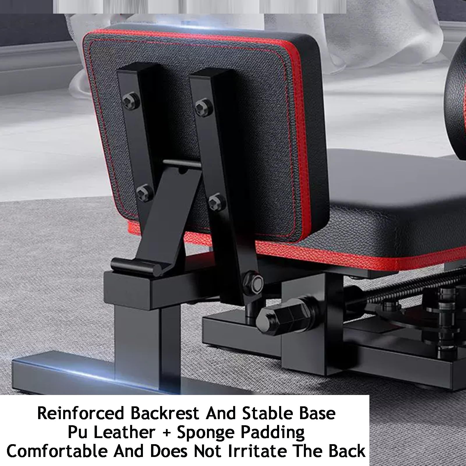 Estirador de piernas, resistente máquina dividida de 210° para flexibilidad y apertura de cadera, con cojín de asiento acolchado y respaldo, capacidad de carga de 200 kg para yoga y baile