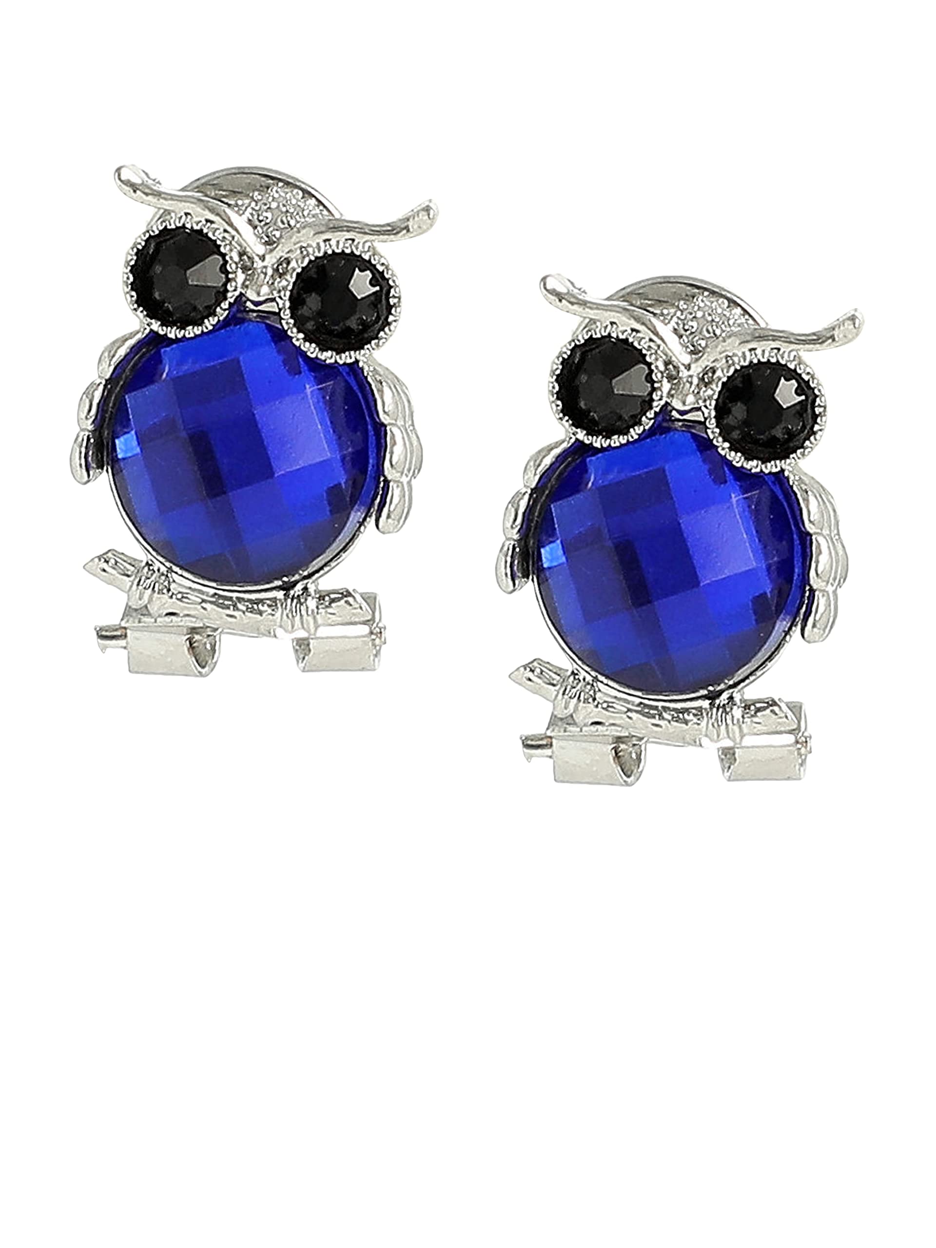 El Regalo Bohemian Owl Crystal Push Back Studs Earrings for Girls & Women- Blue Owl Earrings (B078GXDTMP) Amazon Price History, Amazon Price Tracker