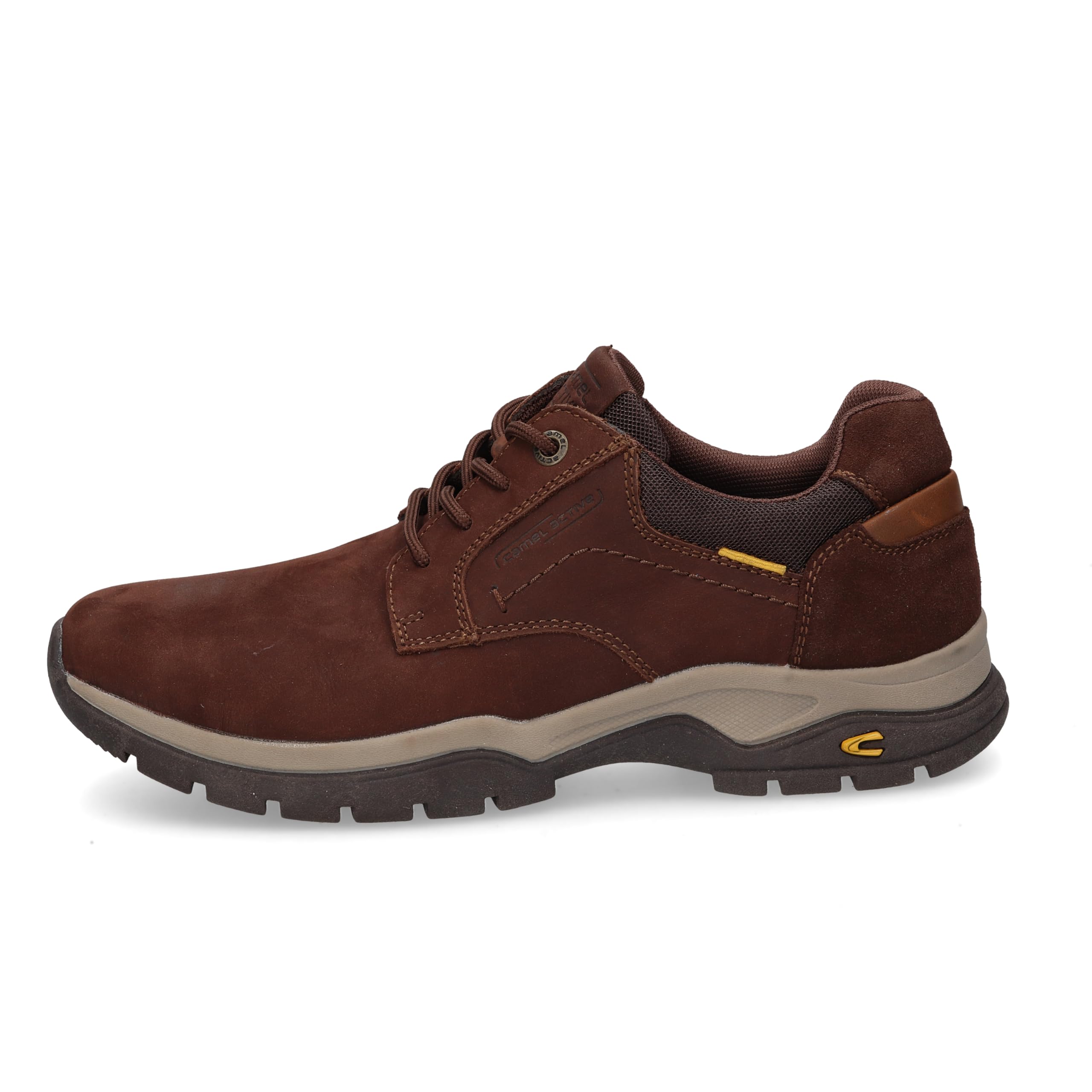 camel active Męskie sneakersy ze skóry i tkaniny
