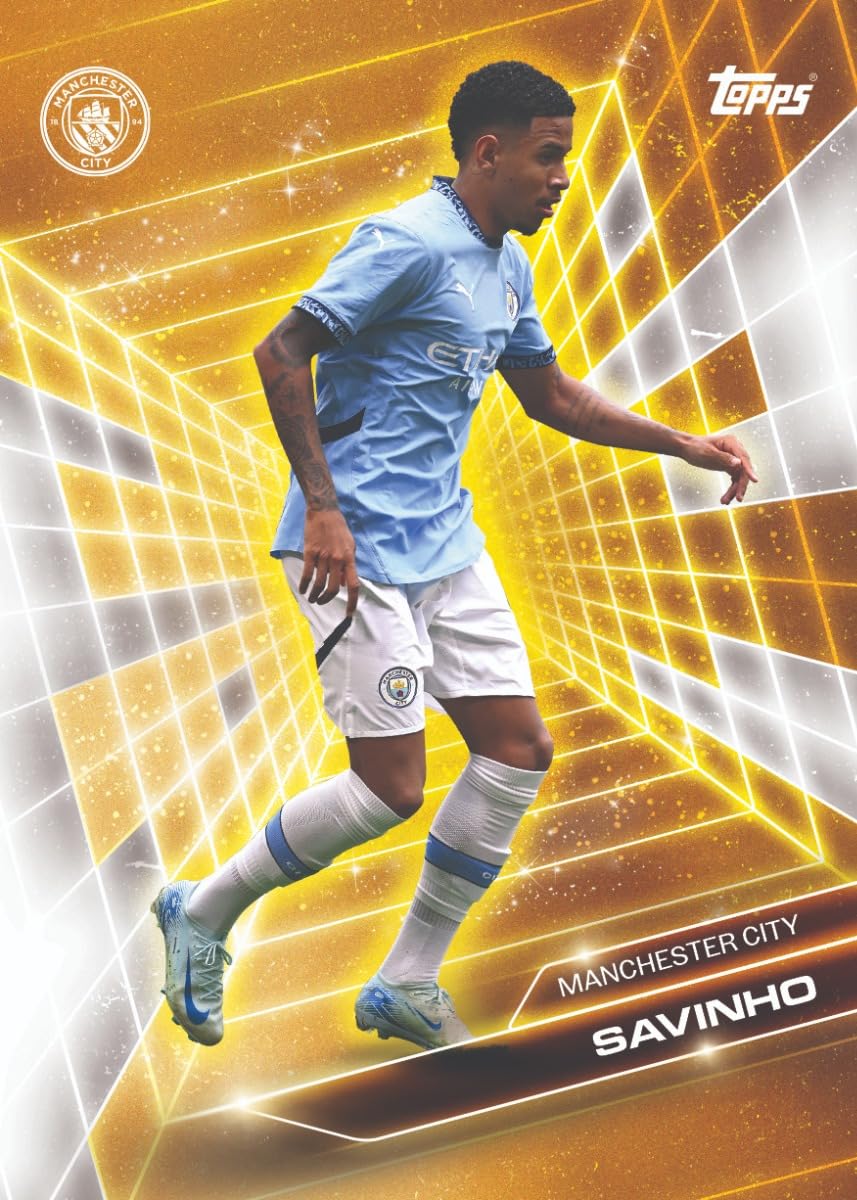 Topps - Cards Colecionáveis Manchester City FC 2024/25 Fan Set