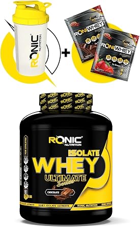 CULINARY CRAFTS Ronic Nutrition Isolate Whey Protein Powder Ultimate 2270 G Protein Powder to Help Muscle Building (CHOCOLATE FLAVORED)