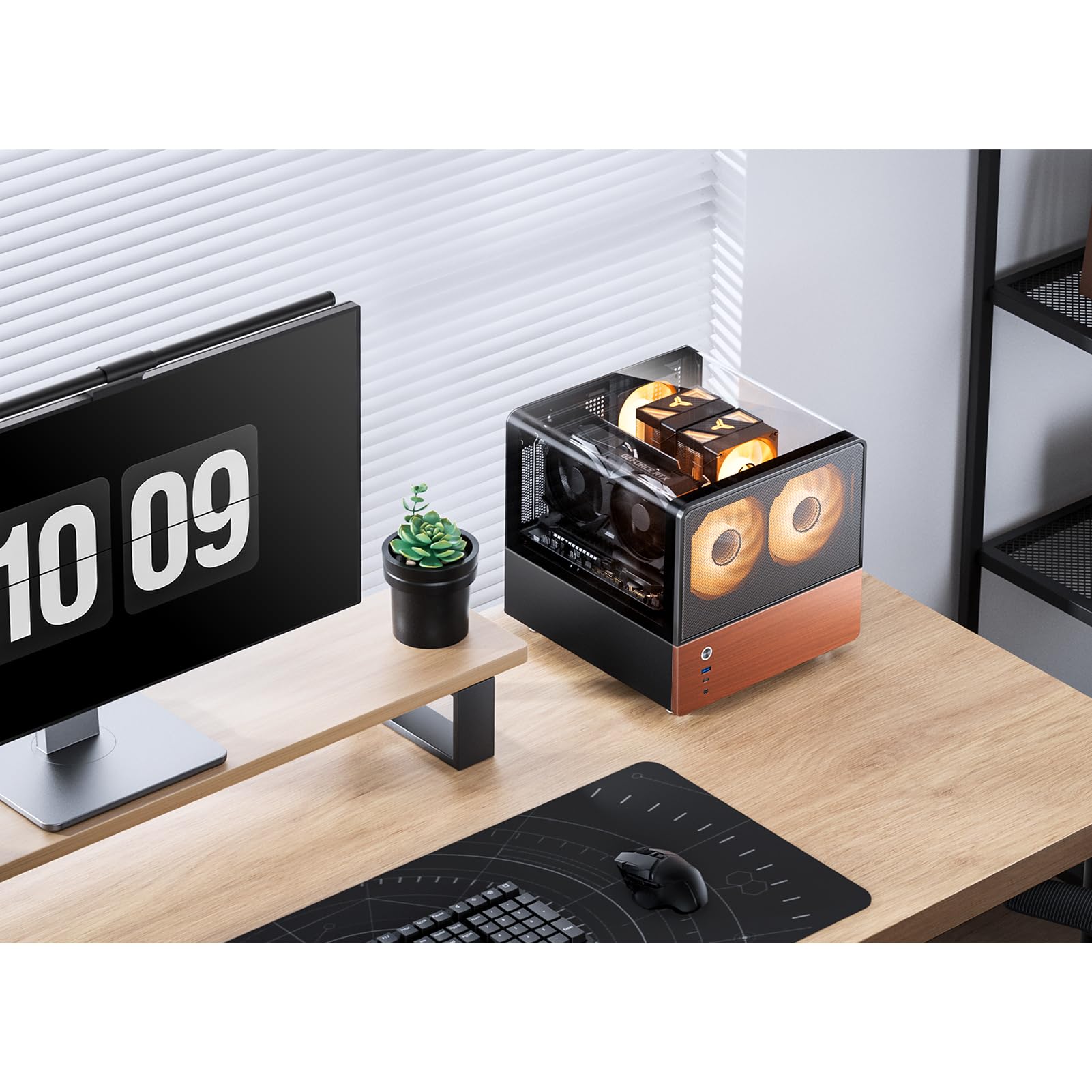 Amazon.co.jp: JONSBO V12 ブラック マイクロATX ミッドタワー PC