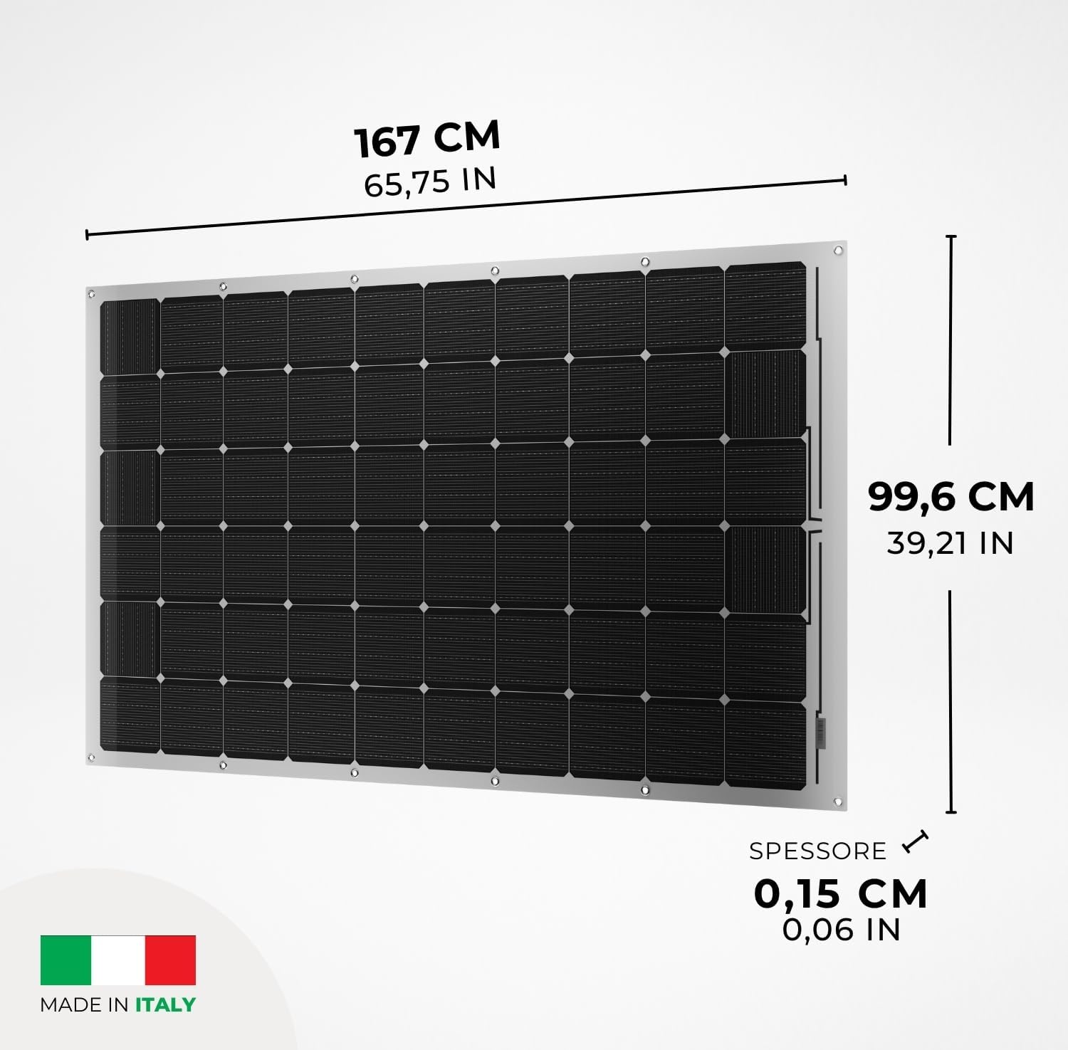 Kit de 2 paneles solares flexibles 315 W Microinversor de 800 W y cable – Módulos monocristalinos IP67 Ultra Delgados 167 × 99,6 × 0,15 cm – Panel Fotovoltaico Plug and Play para Balcón – Fácil de