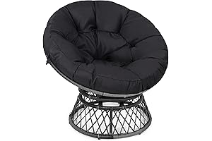 37" Outdoor Papasan Chair for Relaxing
