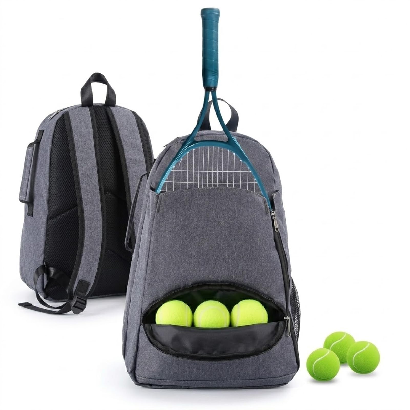zaino porta racchetta tennis,sacca tennis,zaino da tenniss,borsa da tenni,zainos da tenni unisex per donna,uomo e bambino,Zainone porta racchette per borsa da badminton,Zainone sportivo