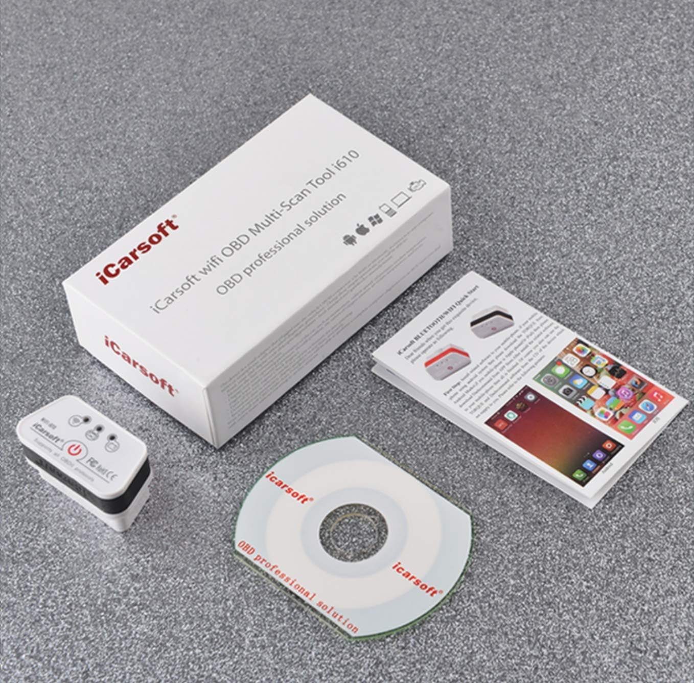 iCarsoft i610 WiFi Diagnostic Interface OBD II - Multi-Brand Auto Diagnostic