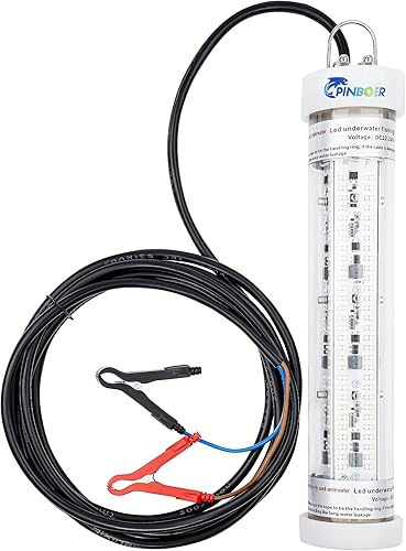 Miniatura 36 de Luz de pesca submarina 12 V 15000 LM 110 V 35000 LM verde, blanco, azul, amarillo, LED sumergible barco nocturno impermeable IP68 en agua dulce