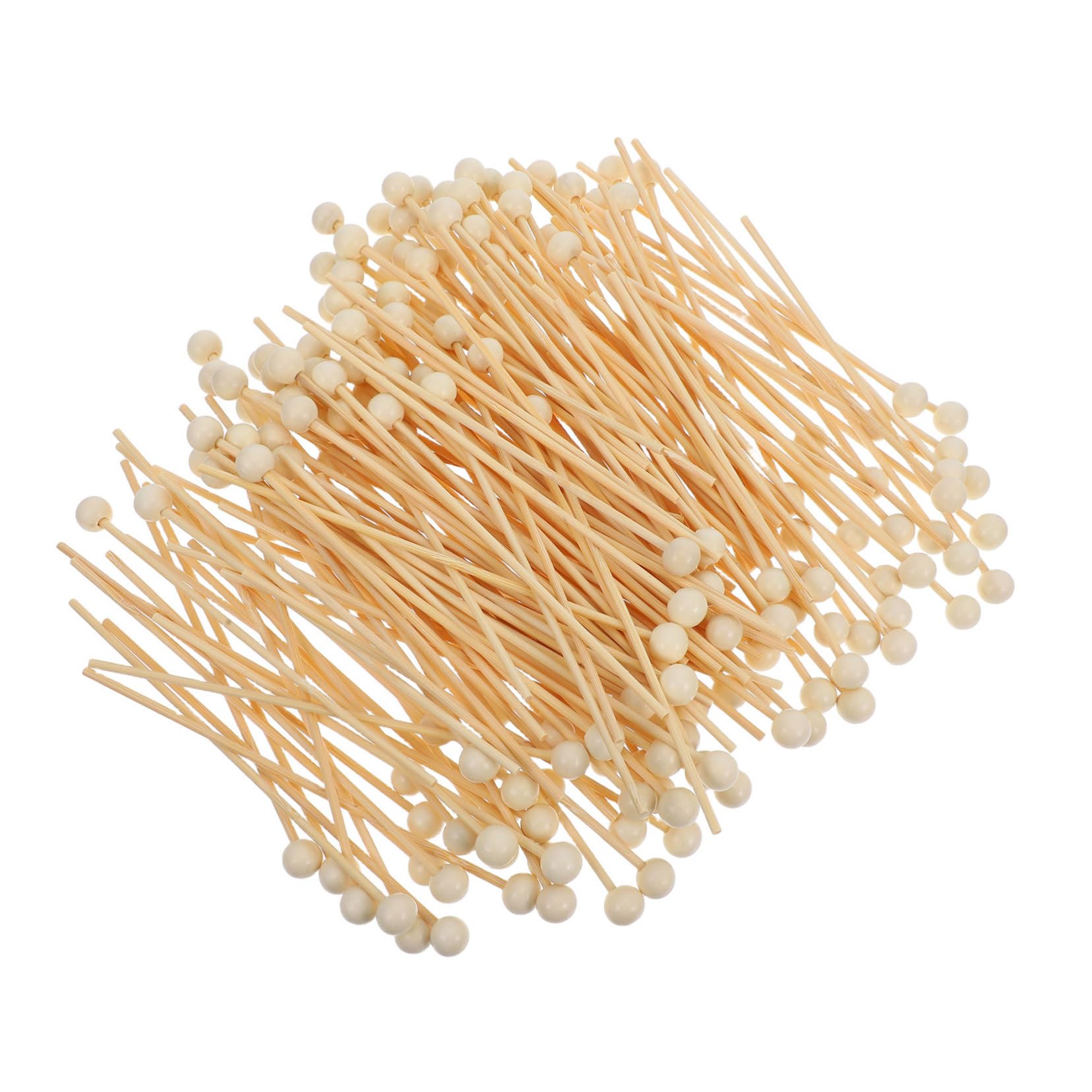 200 bâtons pour cake pops en bois avec boule SOIMISS pour bonbons et mariages