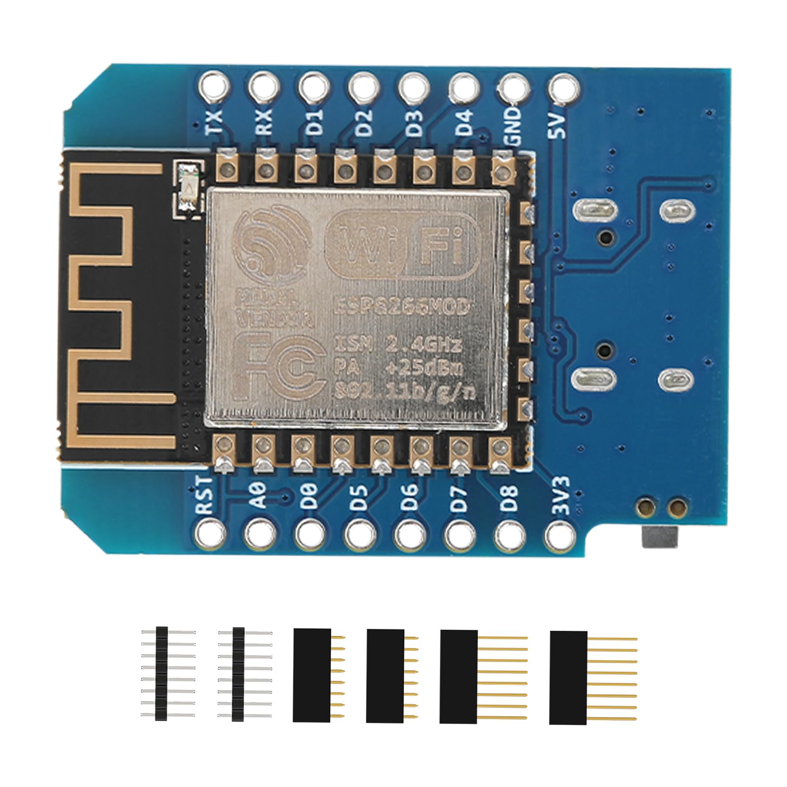 YEJMKJ ESP8266 ESP-12F Mini D1 Module Type-C USB WeMos NodeMcu Lua 4M Bytes WLAN WiFi Internet Development Board with Pin Headers Compatible with Arduino WeMos D1 Mini-picture-13