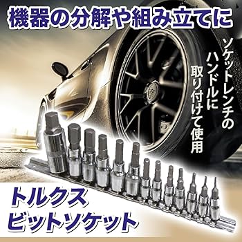 Amazon | TKY トルクスビットソケット いじり止め穴 11個セット