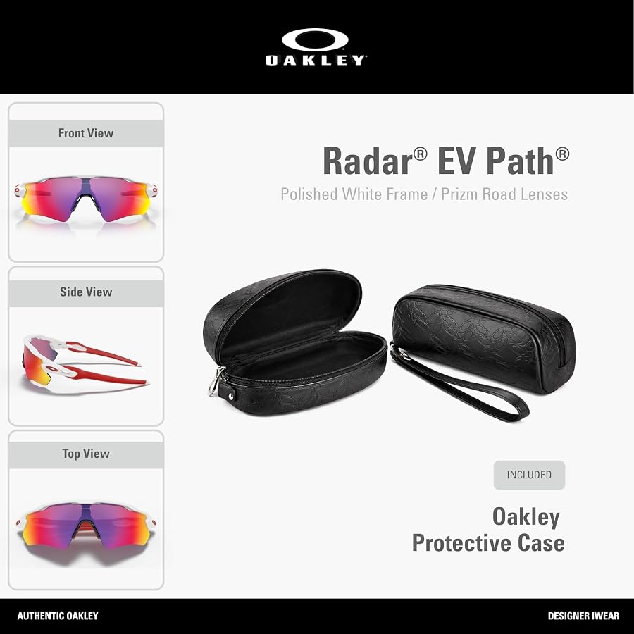 Oakley Radar Ev Path Sunglasses, Polished White, Prizm Road - 138