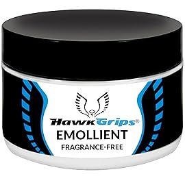 HawkGrips 2oz Unscented Massage Emollient, Oil-Based Vegan Formula with Shea Butter for IASTM & Soft Tissue Techniques, Smooth Lubrication, Non-Greasy Cream Alternative, Professional Use, Pack of 1
