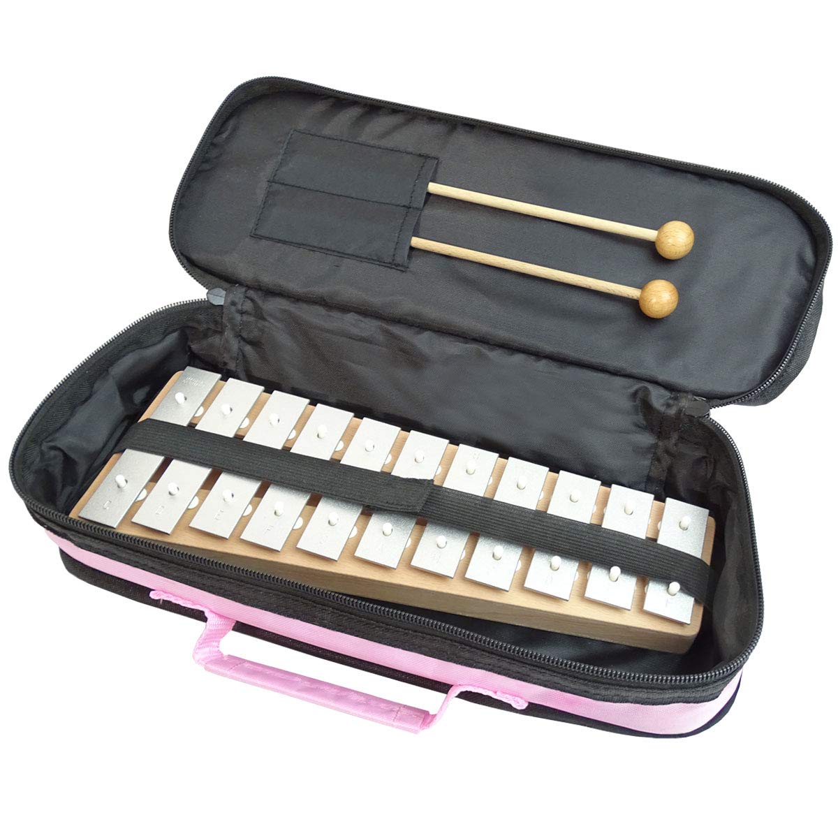 Sonor GP Glockenspiel soprn dla dzieci + keepdrum MB01PK torba różowa różowa