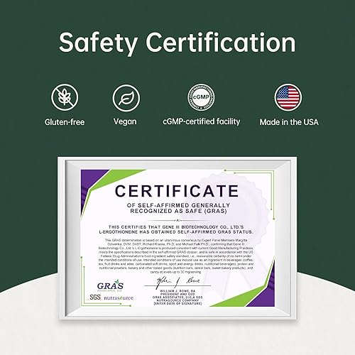 Miniatura 7 de Suplemento de desintoxicación hepática de cardo mariano  Apoyo hepático avanzado y antioxidante celular  30 mg de Ergotioneína de alta pureza para