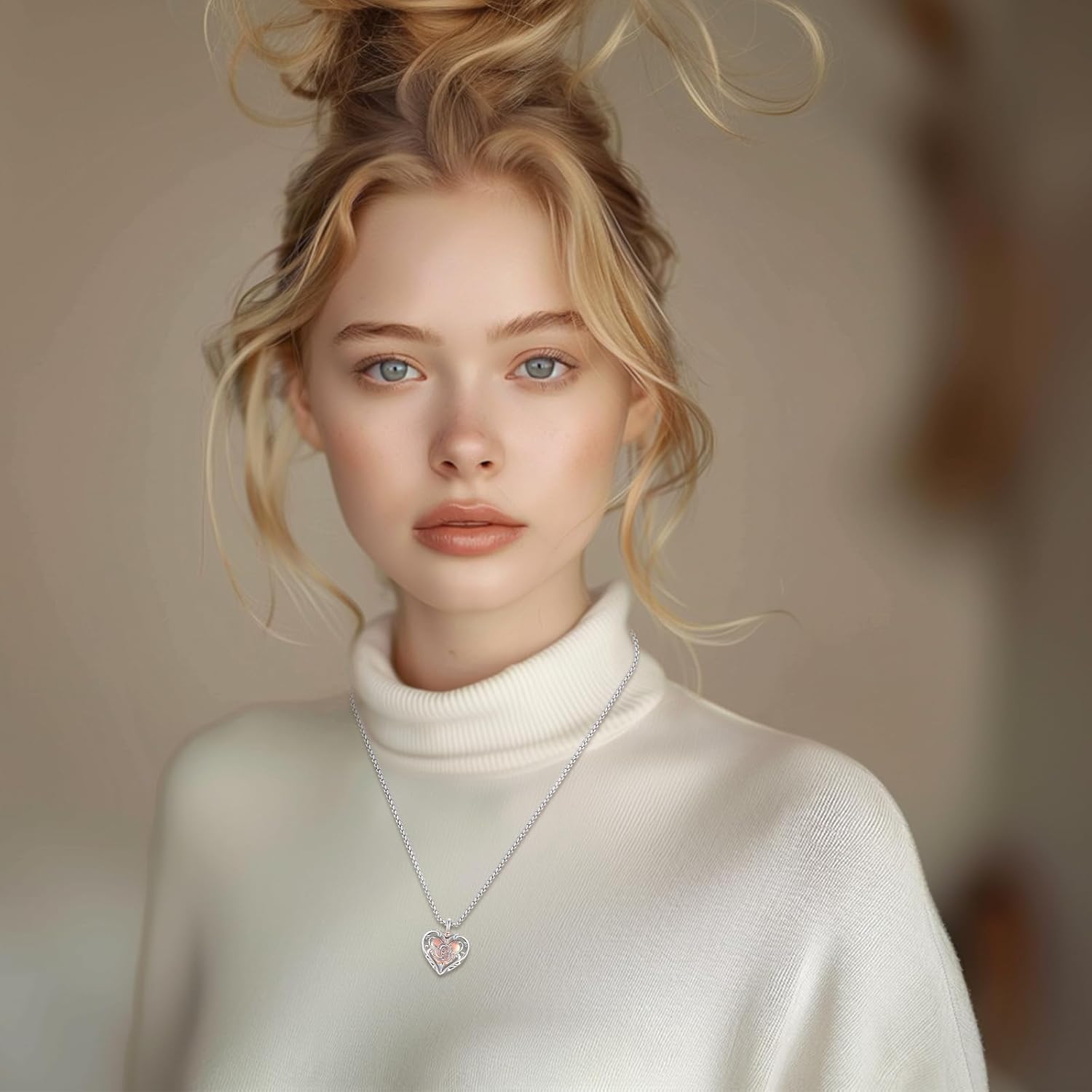 Eusense Cremation Jewelry for Ashes Urn Necklace to Put Ashes In 925 Sterling Silver Memorial Pendant Heart Urn Necklaces for Ashes Necklace for Women Men - Image 9