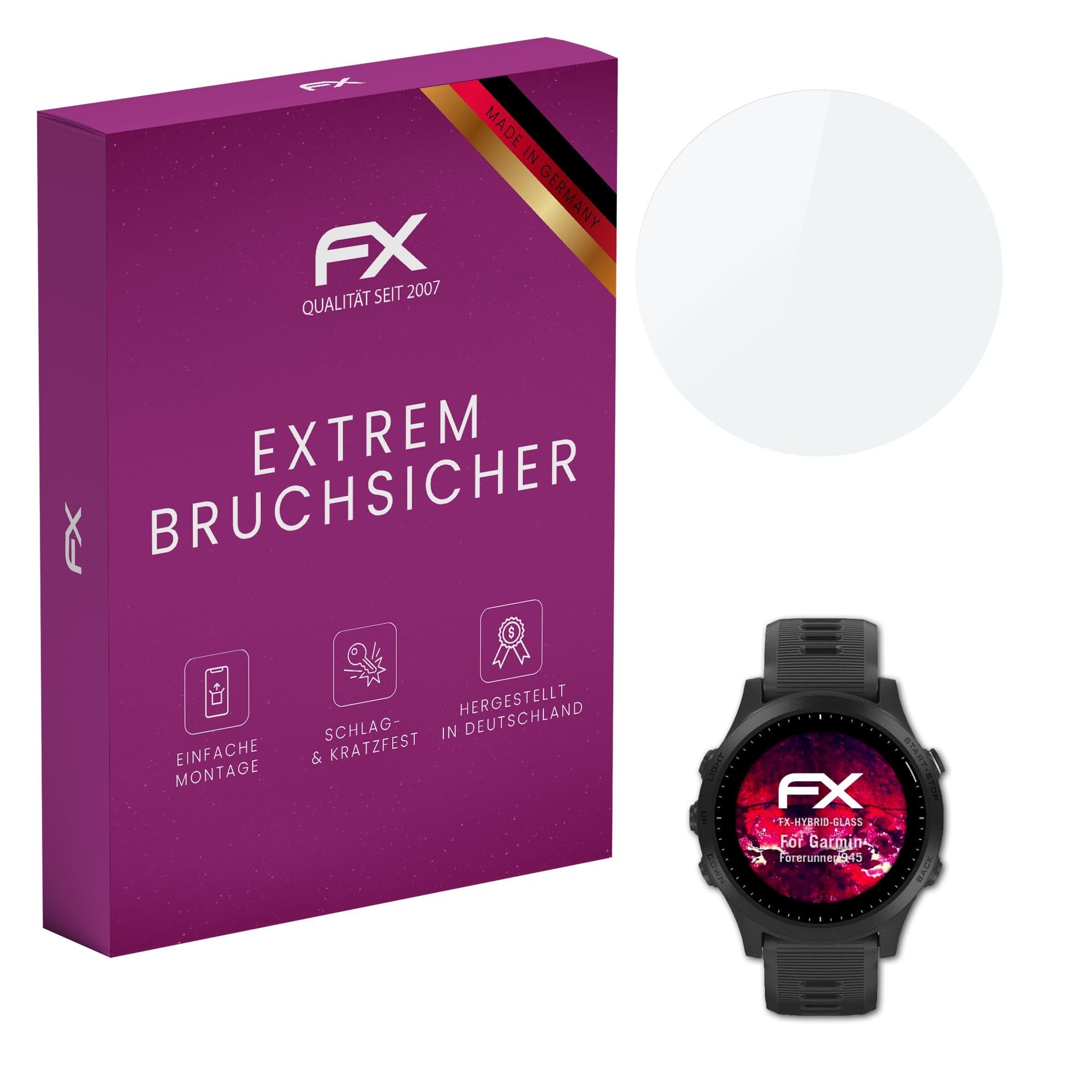 Protection écran AtFoliX 9H Pour Garmin Tread 5.5 Inch - Verre Hybride Anti-rayures