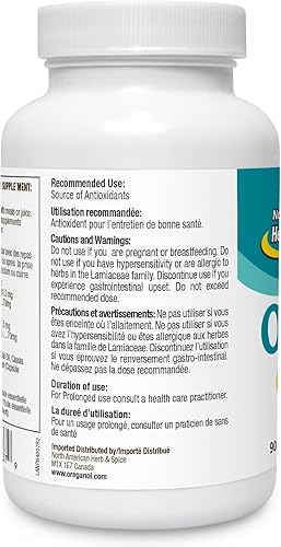Miniatura 8 de NORTH AMERICAN HERB & SPICE OregaResp - 90 cápsulas vegetales - Salud inmune y respiratoria - Comino, salvia y aceite de orégano - Seguro para niños